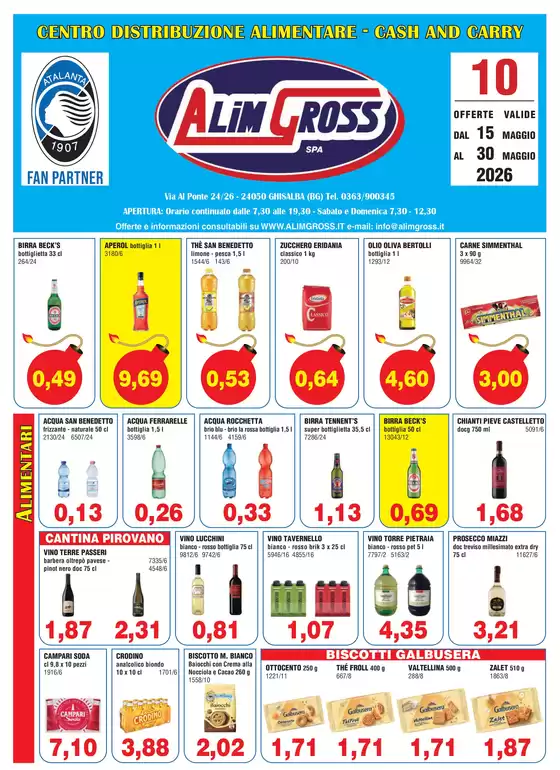 Volantino Alimgross | DAL 15 MAGGIO AL 30 MAGGIO 2026 | 2026-05-15T00:00:00.000Z - 2026-05-30T00:00:00.000Z