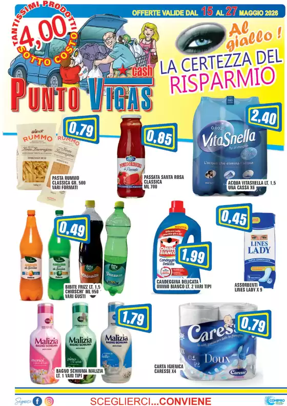 Volantino Punto Vigas | La certezza del risparmio | 2026-05-15T00:00:00.000Z - 2026-05-27T00:00:00.000Z