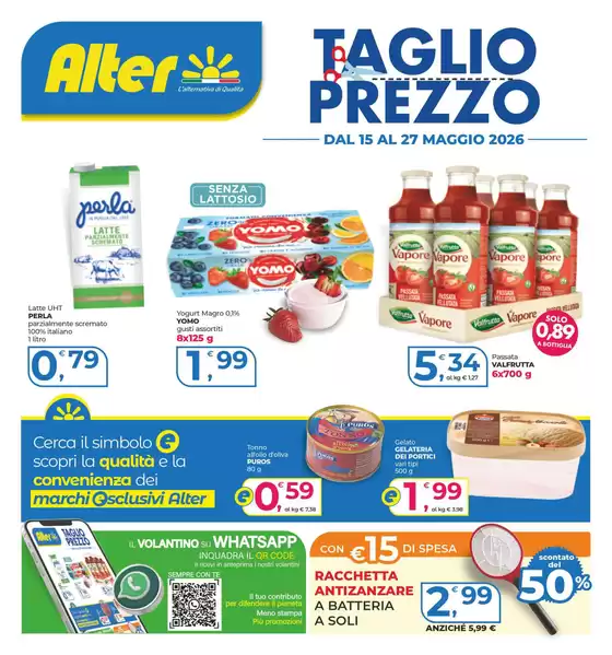 Volantino Alter Discount | Taglio prezzo | 2026-05-15T00:00:00.000Z - 2026-05-27T00:00:00.000Z