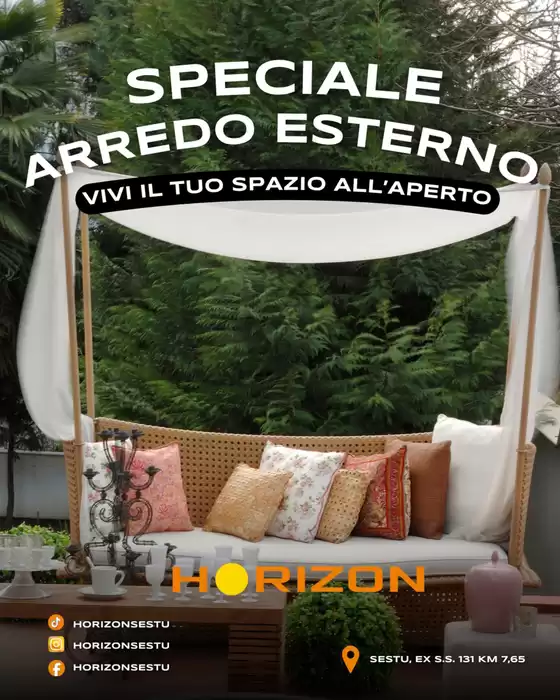 Volantino Horizon | Speciale arredo esterno | 2026-05-15T00:00:00.000Z - 2026-05-15T00:00:00.000Z