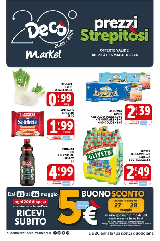 Volantino Decò | Prezzi strepitosi | 2026-05-20T00:00:00.000Z - 2026-05-26T00:00:00.000Z