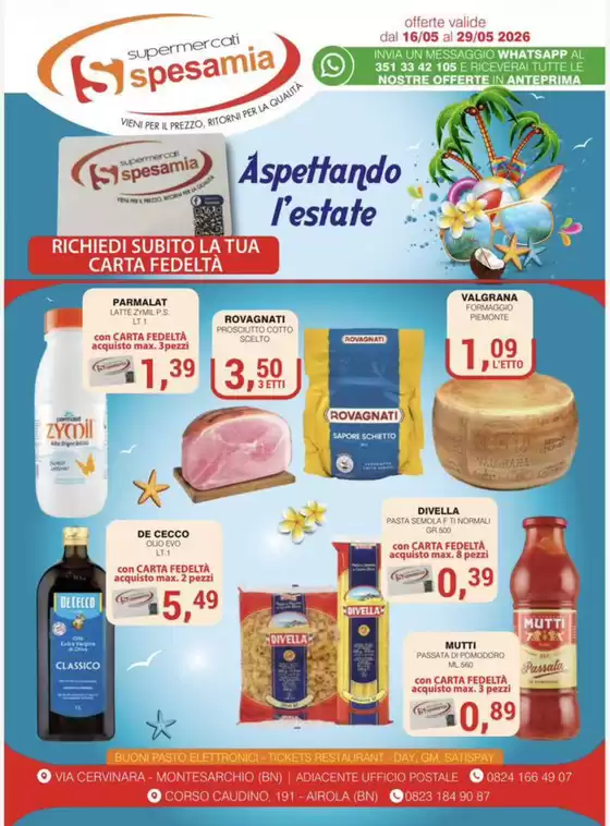 Volantino Supermercati Spesa Mia | Offerte Supermercati Spesa Mia | 2026-05-16T00:00:00.000Z - 2026-05-29T00:00:00.000Z