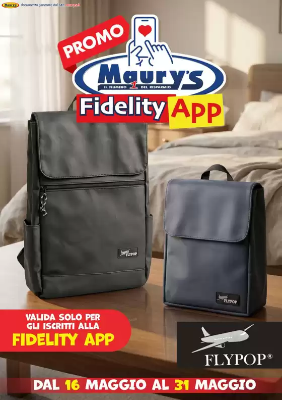 Volantino Maury's | Promo fidelity app | 2026-05-16T00:00:00.000Z - 2026-05-31T00:00:00.000Z