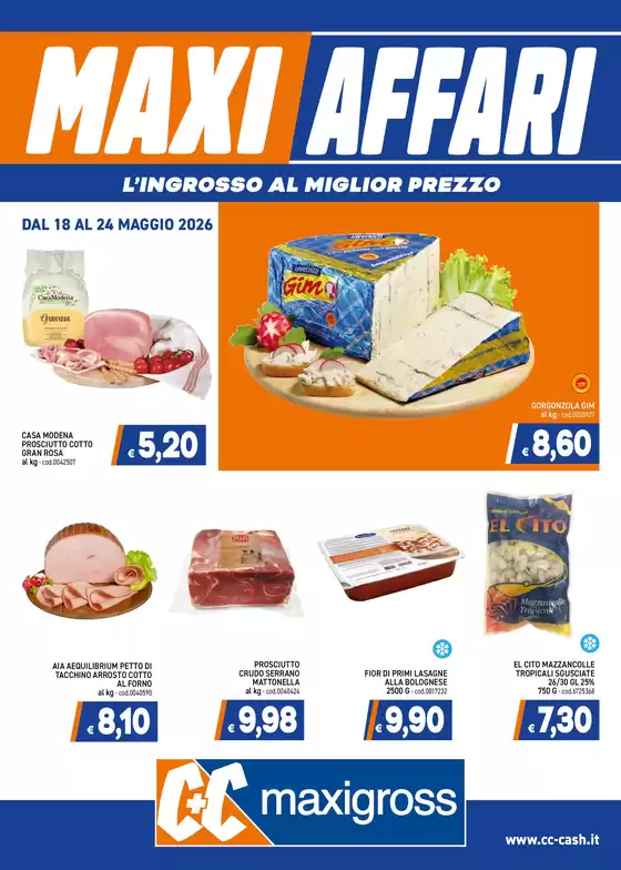 Volantino C+C a Roverchiara | L'ingrosso al miglior prezzo | 2026-05-18T00:00:00.000Z - 2026-05-24T00:00:00.000Z