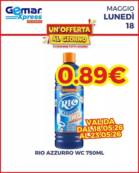 Volantino Gemar Detersivi | Un'offerta | 2026-05-18T00:00:00.000Z - 2026-05-23T00:00:00.000Z