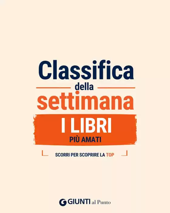 Volantino Giunti al Punto | Classifica della settimana | 2026-05-18T00:00:00.000Z - 2026-05-24T00:00:00.000Z