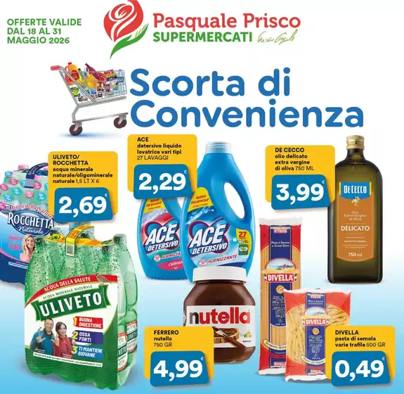 Volantino Supermercati Prisco a Roverchiara | Scorta di convenienza | 2026-05-18T00:00:00.000Z - 2026-05-31T00:00:00.000Z