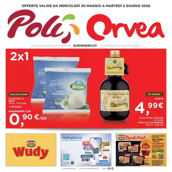 Volantino Poli | OFFERTE VALIDE DA MERCOLEDÌ 20 MAGGIO A MARTEDÌ 2 GIUGNO 2026 | 2026-05-20T00:00:00.000Z - 2026-06-02T00:00:00.000Z