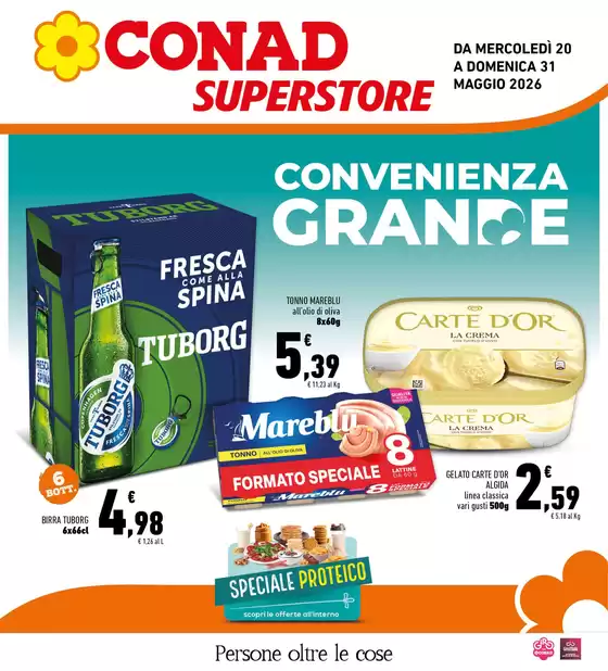 Volantino Conad Superstore a Giarratana | Convenienza GRANDE | 2026-05-20T00:00:00.000Z - 2026-05-31T00:00:00.000Z