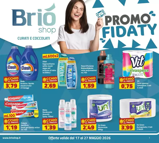 Volantino Briò Shop | Promo fidaty | 2026-05-18T00:00:00.000Z - 2026-05-27T00:00:00.000Z