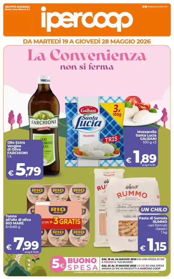 Volantino Ipercoop | La Convenienza non si ferma | 2026-05-19T00:00:00.000Z - 2026-05-28T00:00:00.000Z