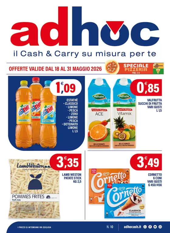 Volantino Adhoc a Isola Rizza | OFFERTE VALIDE DAL 18 AL 31 MAGGIO 2026 | 2026-05-18T00:00:00.000Z - 2026-05-31T00:00:00.000Z