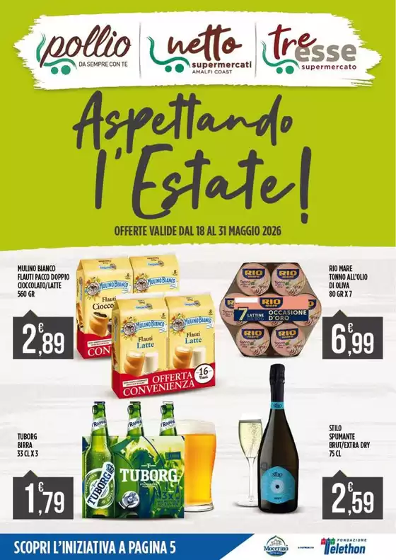 Volantino Supermercato Pollio a Isola Rizza | Aspettando l'Estate! | 2026-05-18T00:00:00.000Z - 2026-05-31T00:00:00.000Z