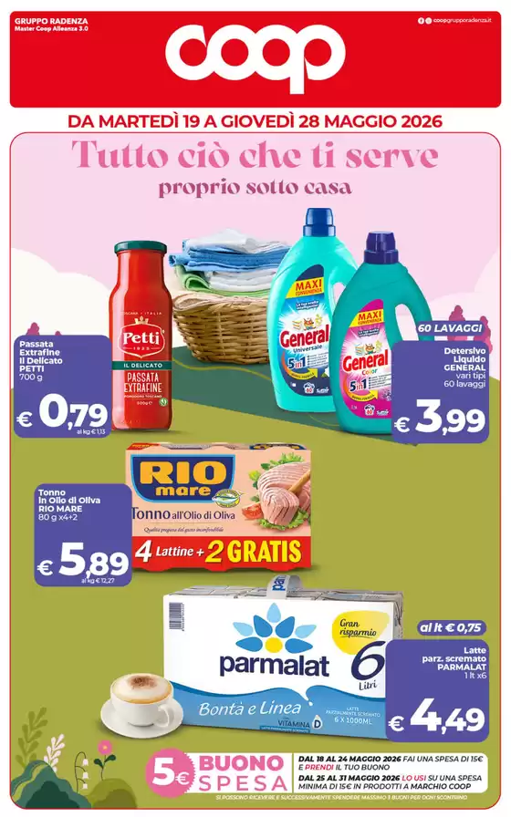 Volantino Coop | Tutto ciò che ti serve proprio sotto casa | 2026-05-19T00:00:00.000Z - 2026-05-28T00:00:00.000Z