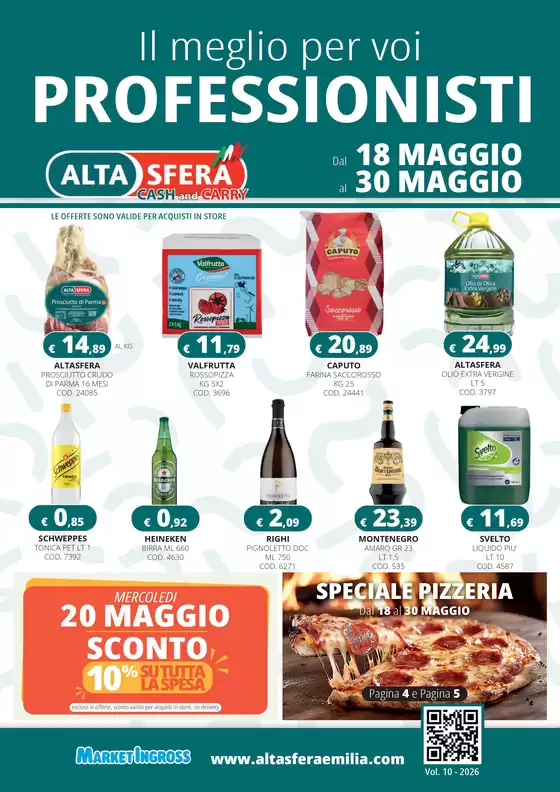 Volantino Altasfera | Il meglio per voi professionisti | 2026-05-18T00:00:00.000Z - 2026-05-30T00:00:00.000Z