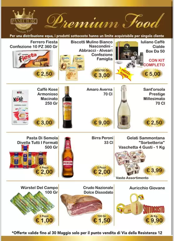 Volantino Malinconico Maxi Alimentari | Premium food | 2026-05-18T00:00:00.000Z - 2026-05-30T00:00:00.000Z