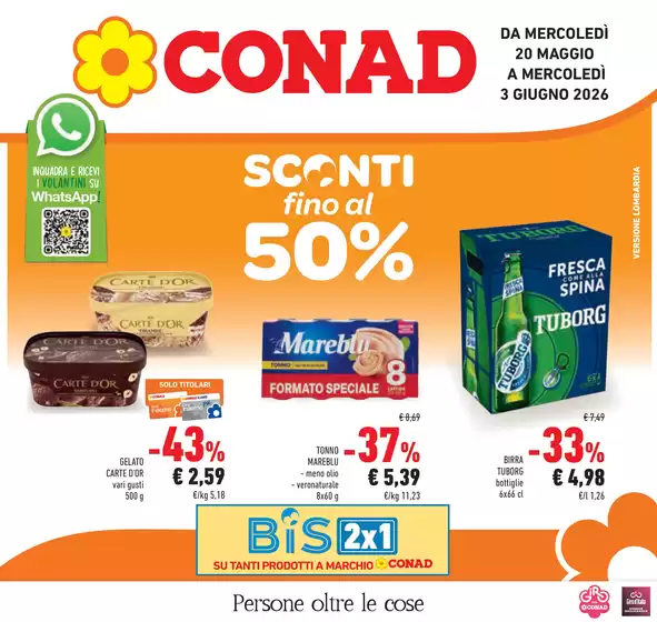 Volantino Conad a Solaro | Sconti fino al 50% | 2026-05-20T00:00:00.000Z - 2026-06-03T00:00:00.000Z
