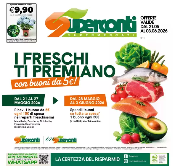 Volantino Superconti | I freschi ti premiano | 2026-05-21T00:00:00.000Z - 2026-06-03T00:00:00.000Z
