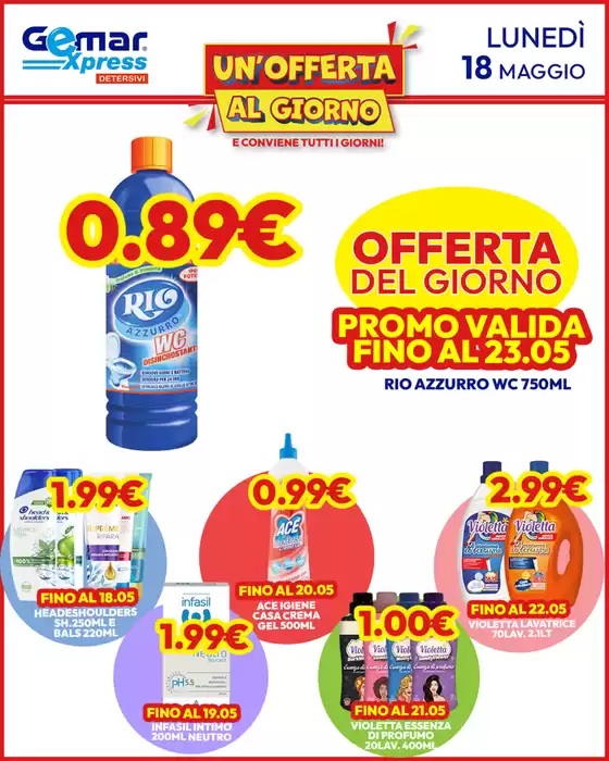 Volantino Gemar Detersivi | Offerte del giorno  | 2026-05-18T00:00:00.000Z - 2026-05-23T00:00:00.000Z
