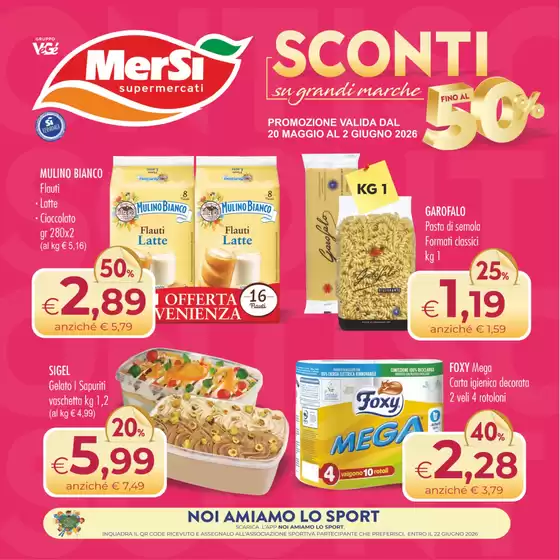 Volantino Mersì | Sconti fino 50% | 2026-05-20T00:00:00.000Z - 2026-06-02T00:00:00.000Z