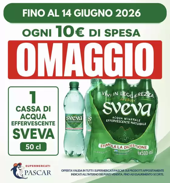 Volantino Pascar | Fino al 14 giugno | 2026-05-19T00:00:00.000Z - 2026-06-14T00:00:00.000Z