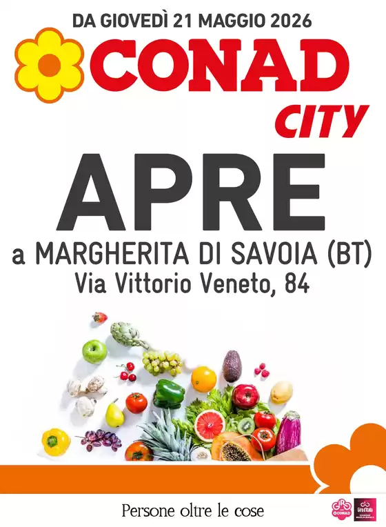 Volantino Conad City | Conad City apre a Margherita di Savoia | 2026-05-21T00:00:00.000Z - 2026-06-03T00:00:00.000Z