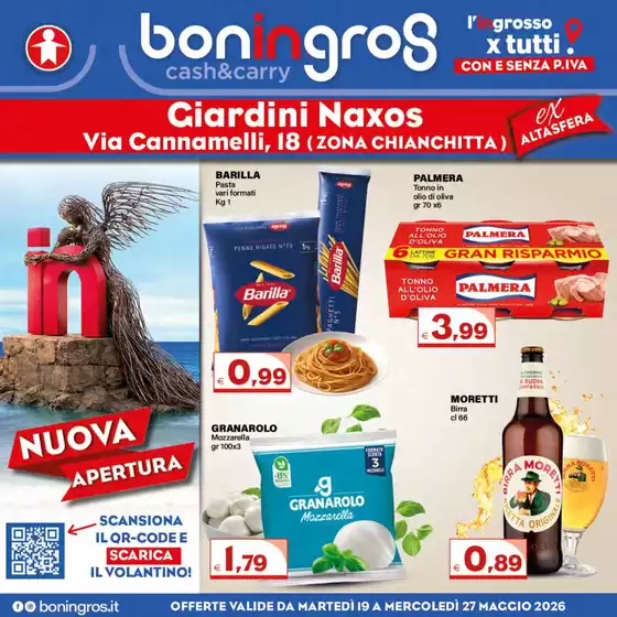 Volantino Boningros Cash and Carry | Nuova apertura | 2026-05-19T00:00:00.000Z - 2026-05-27T00:00:00.000Z