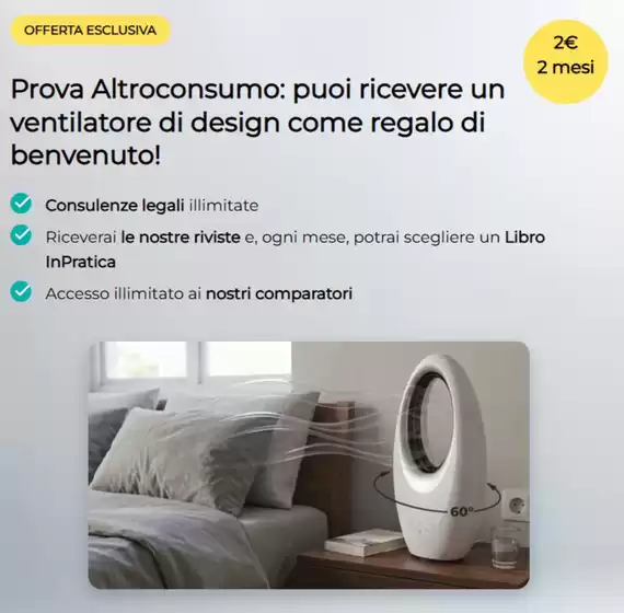 Volantino Altroconsumo a Monte Porzio Catone | Offerta esclusiva | 2026-05-19T00:00:00.000Z - 2026-06-19T00:00:00.000Z