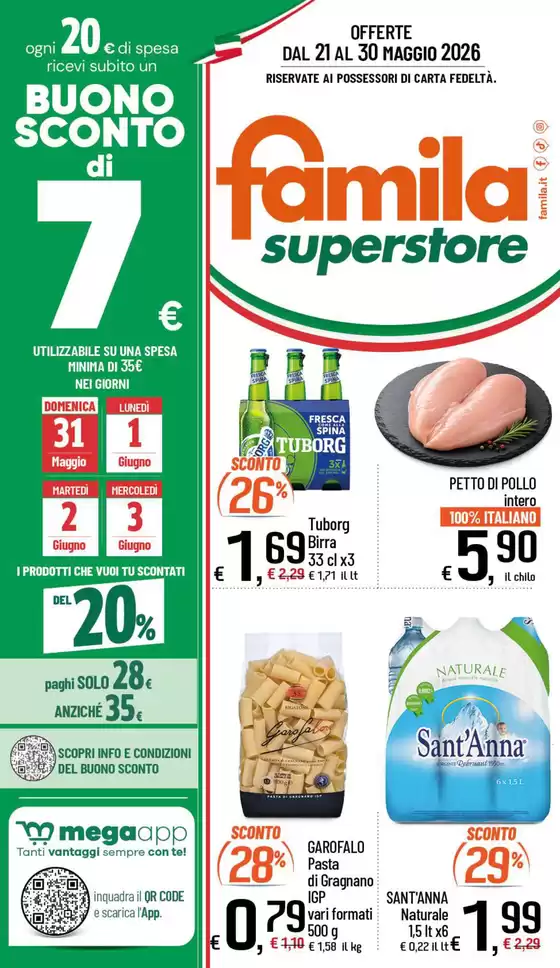Volantino Famila | Offerte | 2026-05-21T00:00:00.000Z - 2026-05-30T00:00:00.000Z