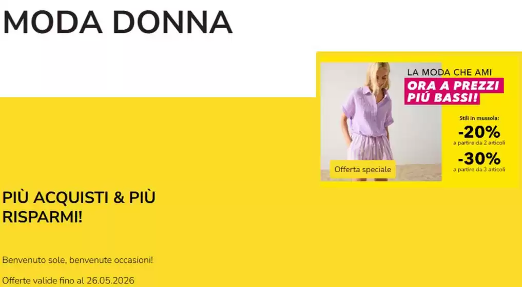 Volantino Takko Fashion a Ortisei | Moda donna | 2026-05-19T00:00:00.000Z - 2026-05-26T00:00:00.000Z