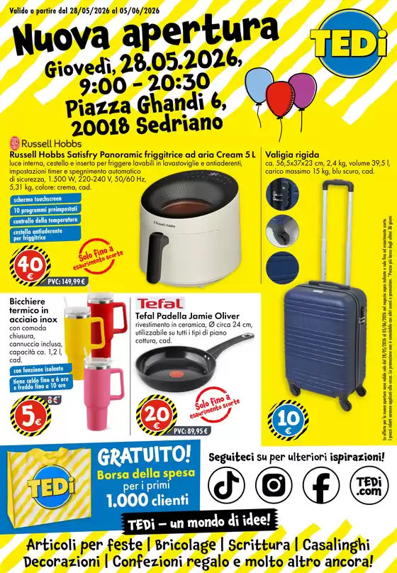 Volantino Tedi | TEDi volantino fino al 30.05.2026 | 2026-05-24T00:00:00.000Z - 2026-05-30T00:00:00.000Z
