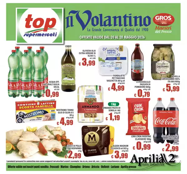 Volantino Top Supermercati | Il volantino | 2026-05-20T00:00:00.000Z - 2026-05-28T00:00:00.000Z