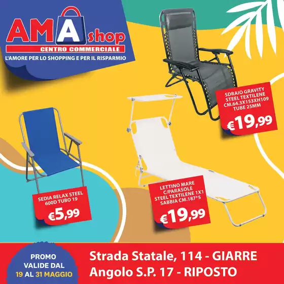 Volantino Amashop | Promo valide dal 19 al 31 maggio | 2026-05-19T00:00:00.000Z - 2026-05-31T00:00:00.000Z