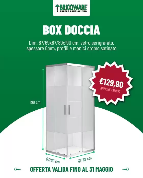 Volantino Bricoware | Offerte valida fino al 31 maggio | 2026-05-20T00:00:00.000Z - 2026-05-31T00:00:00.000Z