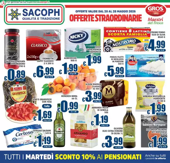 Volantino Sacoph | Offerte straordinarie | 2026-05-20T00:00:00.000Z - 2026-05-28T00:00:00.000Z