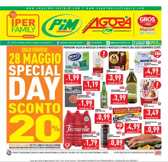 Volantino Agorà | Promozione | 2026-05-20T00:00:00.000Z - 2026-05-27T00:00:00.000Z