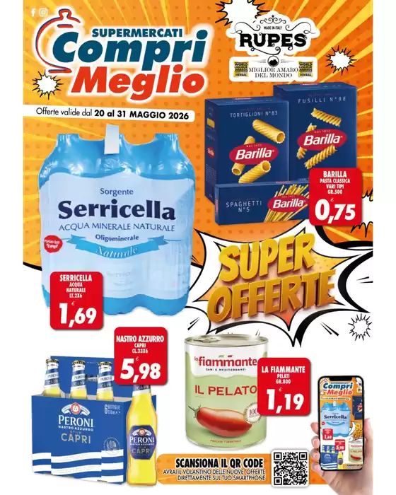 Volantino Compri Meglio | Super offerte | 2026-05-20T00:00:00.000Z - 2026-05-31T00:00:00.000Z