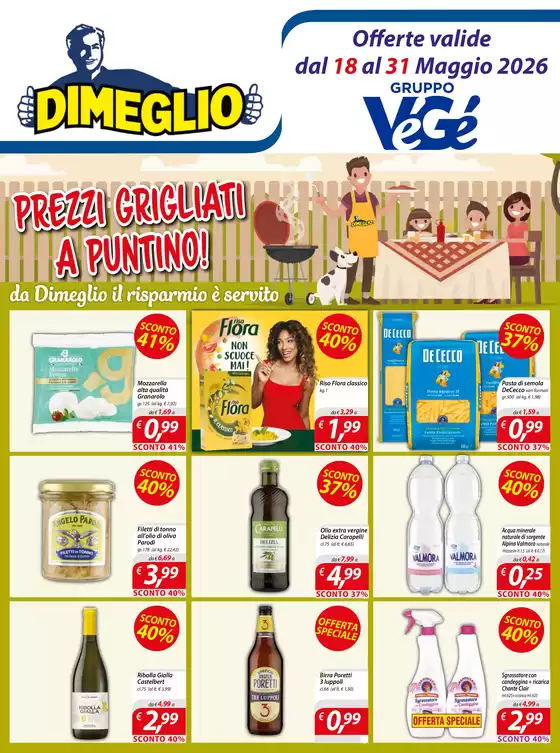 Volantino Dimeglio | Prezzi grigliati a puntino! | 2026-05-18T00:00:00.000Z - 2026-05-31T00:00:00.000Z