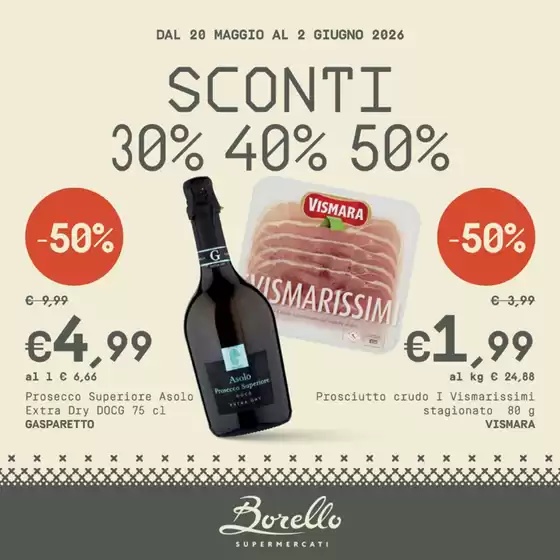 Volantino Borello | Sconti 30% 40% 50% | 2026-05-20T00:00:00.000Z - 2026-06-02T00:00:00.000Z