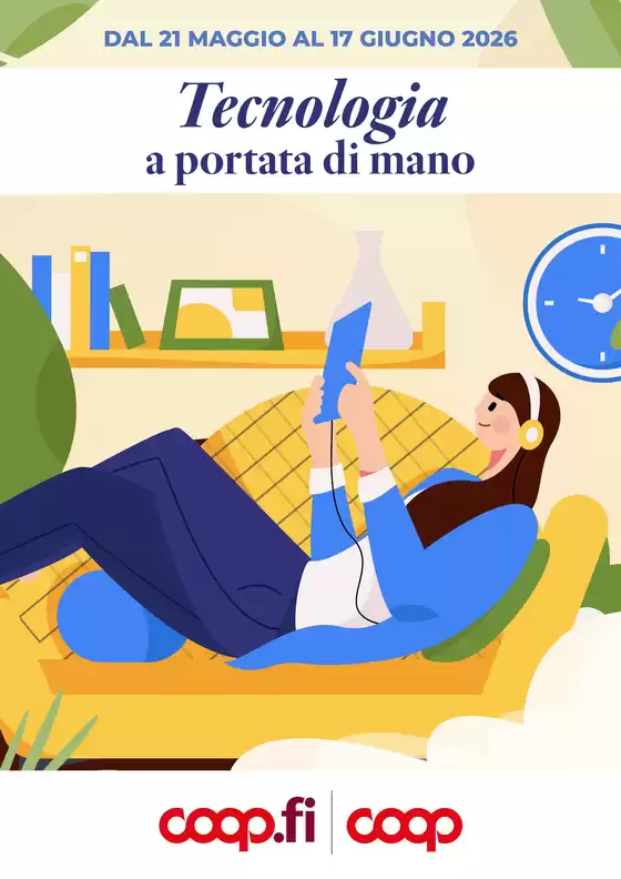 Volantino Coop | Tecnologia a portata di mano | 2026-05-21T00:00:00.000Z - 2026-06-17T00:00:00.000Z