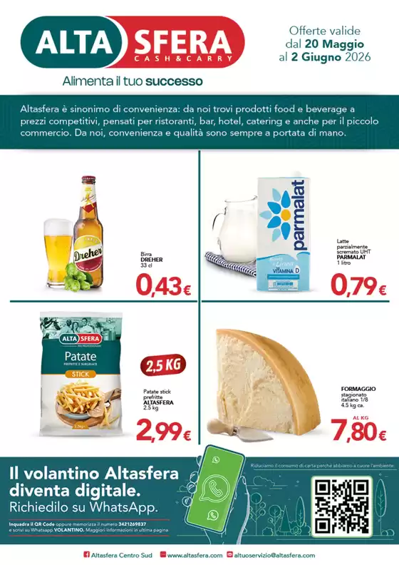Volantino Altasfera | Offerte valide dal 20 Maggio al 2 Giugno 2026 | 2026-05-20T00:00:00.000Z - 2026-06-02T00:00:00.000Z