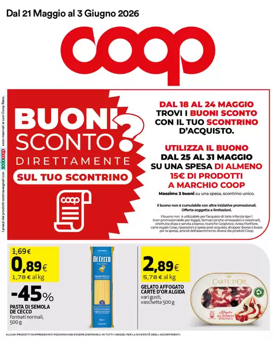 Volantino Coop a Gazzo Veronese | Dal 21 maggio al 3 giugno 2026 | 2026-05-21T00:00:00.000Z - 2026-06-03T00:00:00.000Z