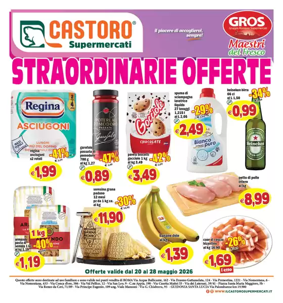 Volantino Il Castoro | Straordinarie offerte | 2026-05-20T00:00:00.000Z - 2026-05-28T00:00:00.000Z