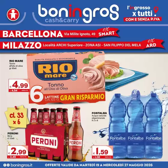 Volantino Boningros Cash and Carry | Offerte esclusive e affari | 2026-05-19T00:00:00.000Z - 2026-05-27T00:00:00.000Z
