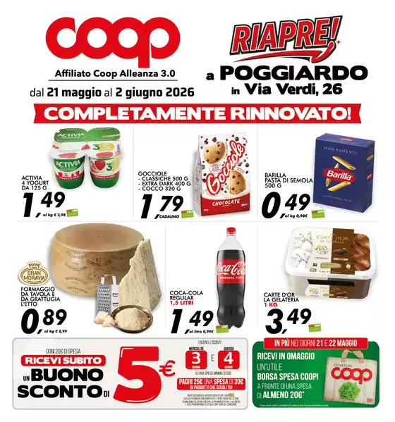 Volantino Coop | COMPLETAMENTE RINNOVATO! | 2026-05-21T00:00:00.000Z - 2026-06-02T00:00:00.000Z