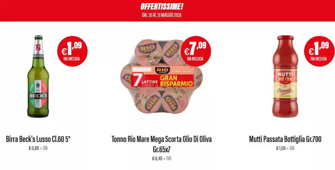 Volantino AG Cash and Carry | Offertissime | 2026-05-20T00:00:00.000Z - 2026-05-31T00:00:00.000Z