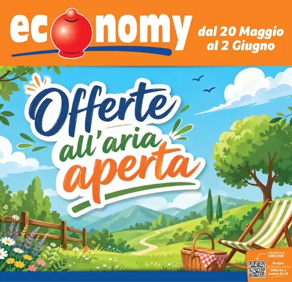 Volantino Economy a Albareto | Offerte all'aria aperta | 2026-05-20T00:00:00.000Z - 2026-06-02T00:00:00.000Z