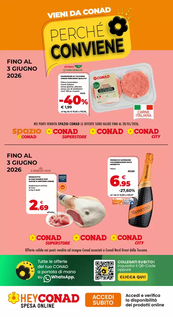 Volantino Conad City a Albareto | PERCHÉ CONVIENE | 2026-05-20T00:00:00.000Z - 2026-06-03T00:00:00.000Z