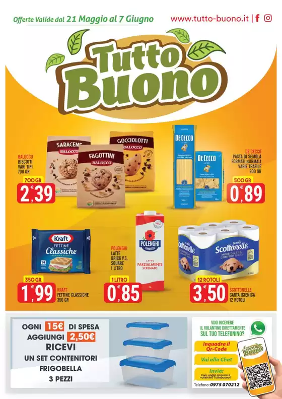 Volantino Tutto Buono | Offerte dal 21 Maggio al 7 Giugno | 2026-05-21T00:00:00.000Z - 2026-06-07T00:00:00.000Z