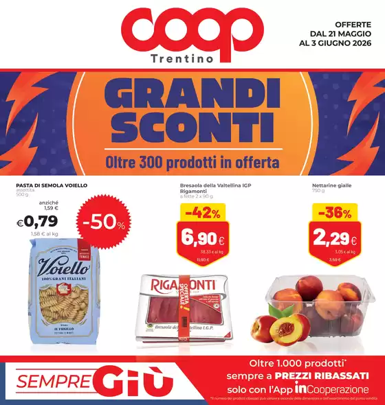 Volantino Coop | Grandi sconti | 2026-05-21T00:00:00.000Z - 2026-06-03T00:00:00.000Z